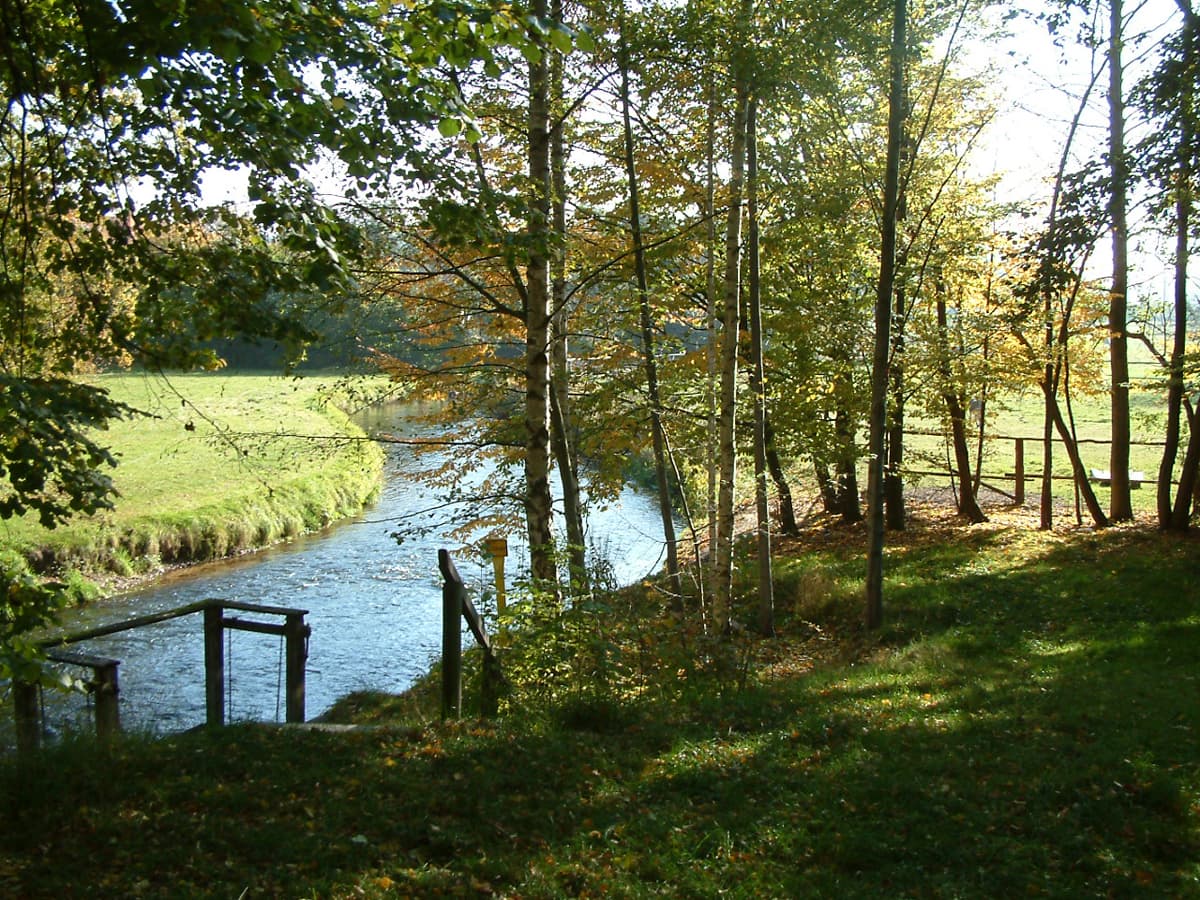 Flußaue bei Bohlsen in der ADFC-RadReiseRegion Uelzen in der Lüneburger Heide