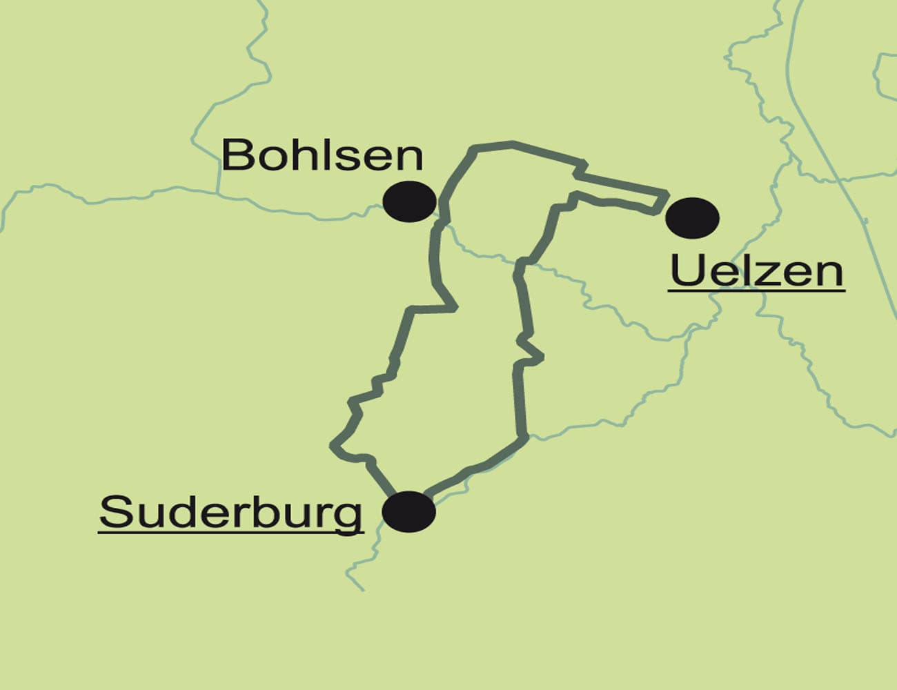 Übersichtskarte Wildgattertour 