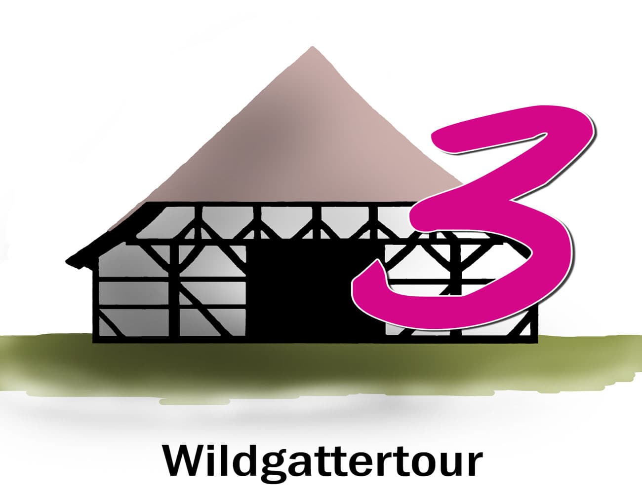 Ausschilderung Wildgattertour 