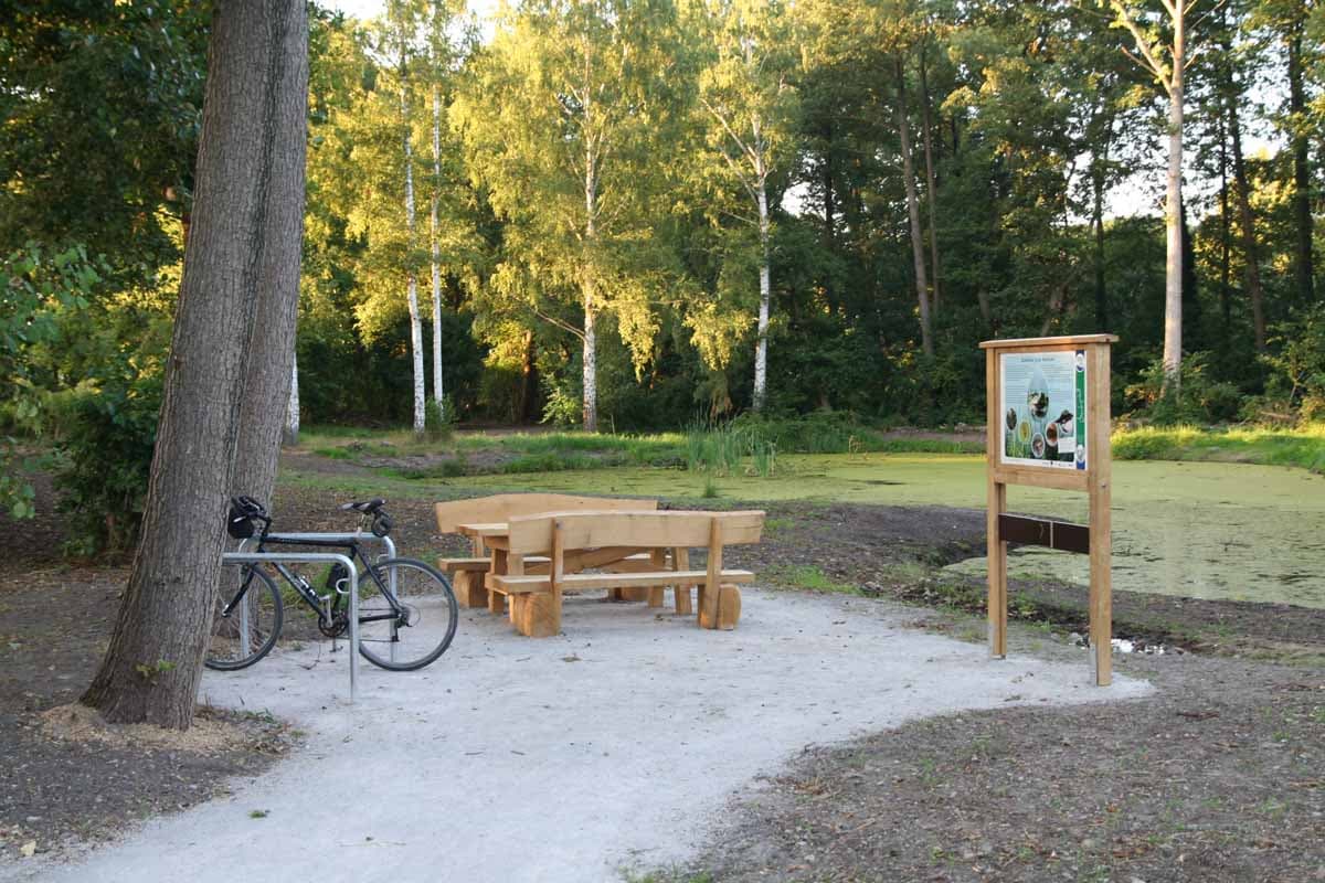 Rastplatz in Wieren an den Dorfteichen