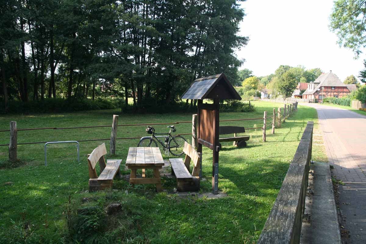 Rastplatz an der Waschbank in Suderburg