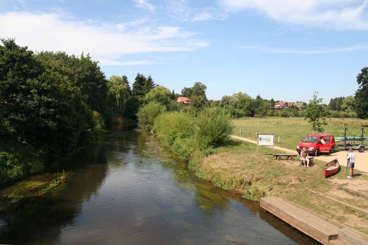 Kanustation an der Ilmenau in Bienenbüttel