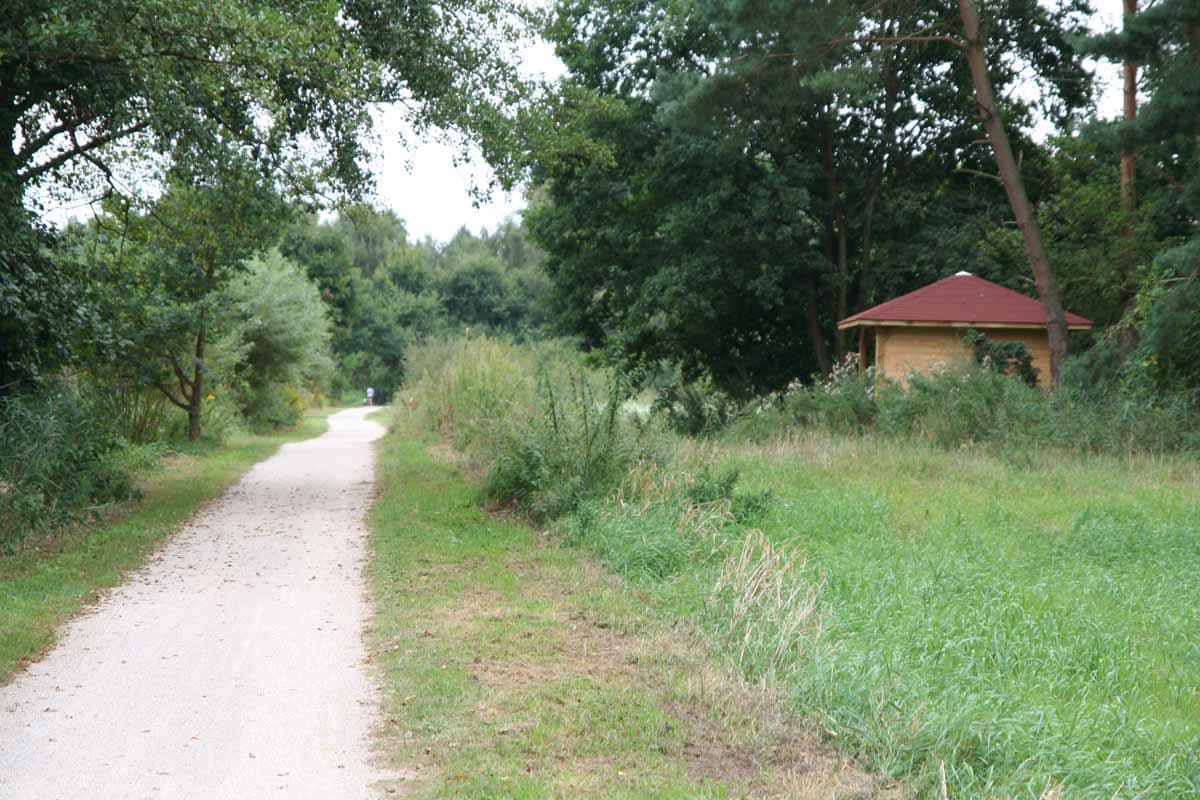 Schutzhütte am Ilmenauradweg nördlich von Lüneburg