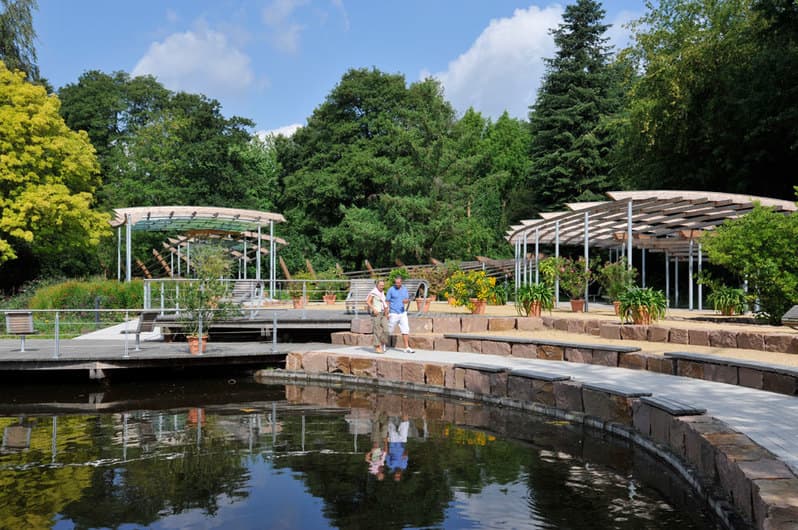 Pergola am Kurparksee in Bad Bevensen