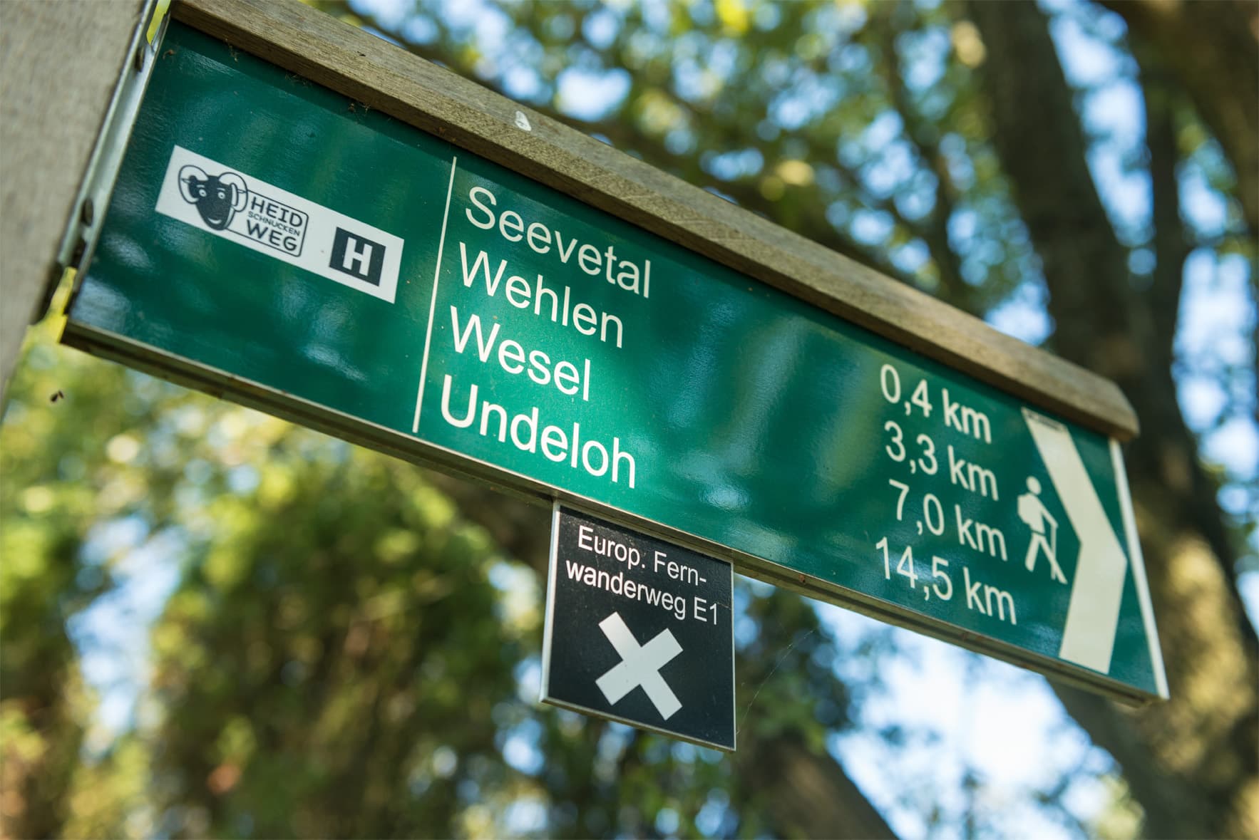 Seevetal Wegweiser Heidschnuckenweg