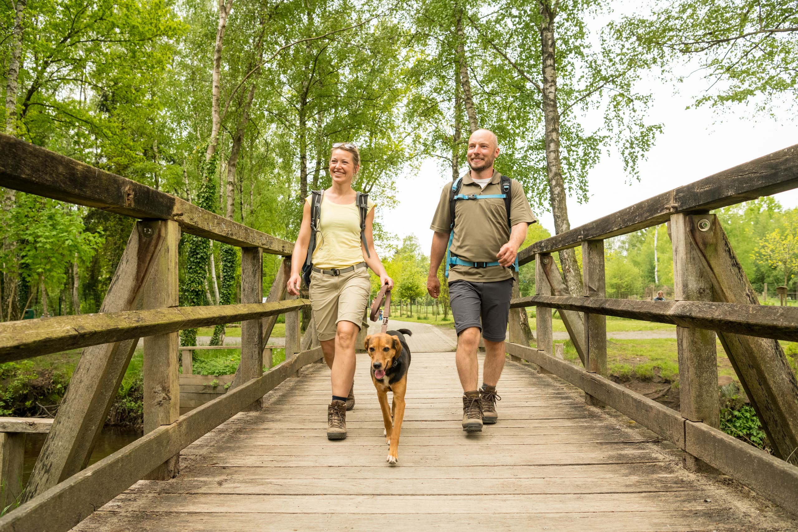 An der Örtze in Müden auf dem Heidschnuckenweg wandern