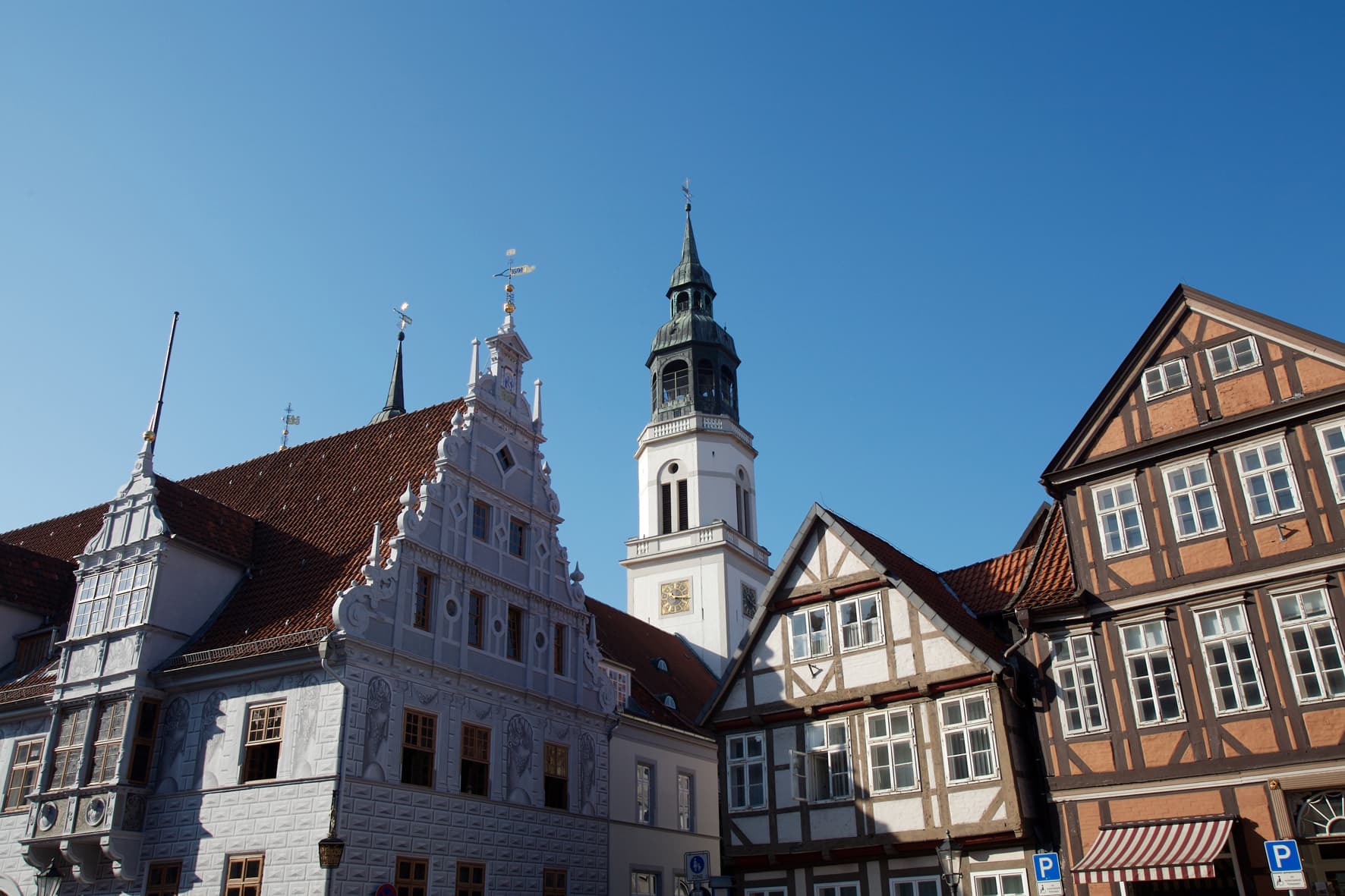 Residenzstadt Celle Altstadt Fachwerkgebäude