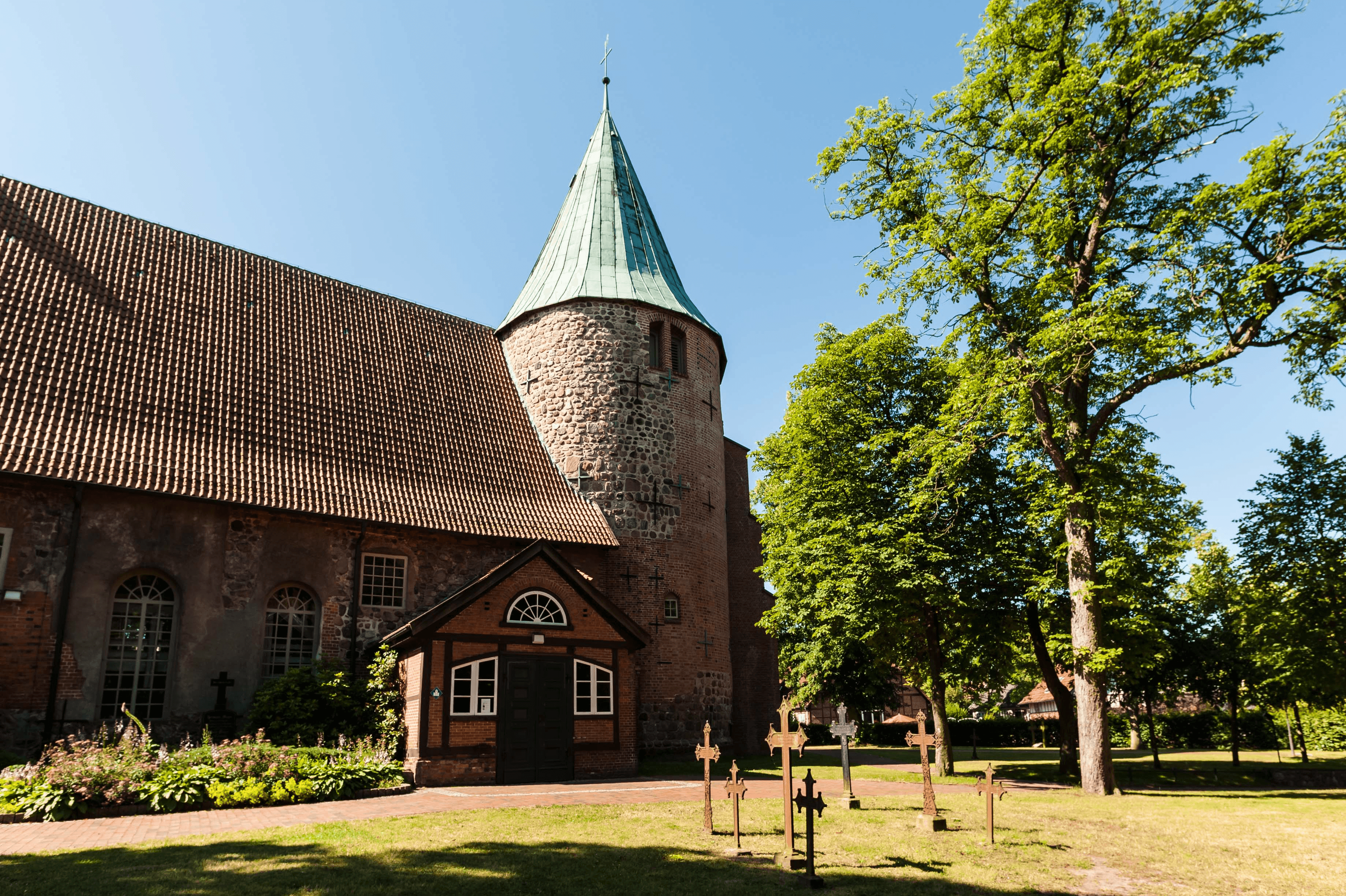 Die sehenswerte Kirche in Salzhausen