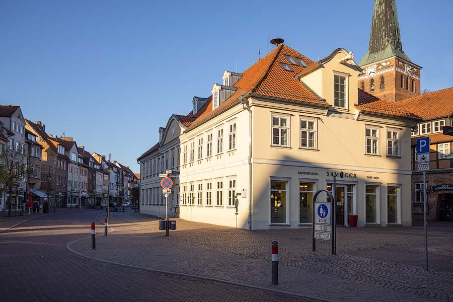 Blick auf das alte Rathaus in Uelzen