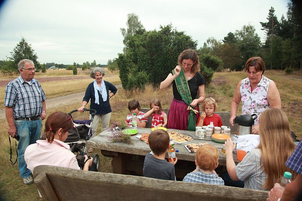 Picknick in der Heide