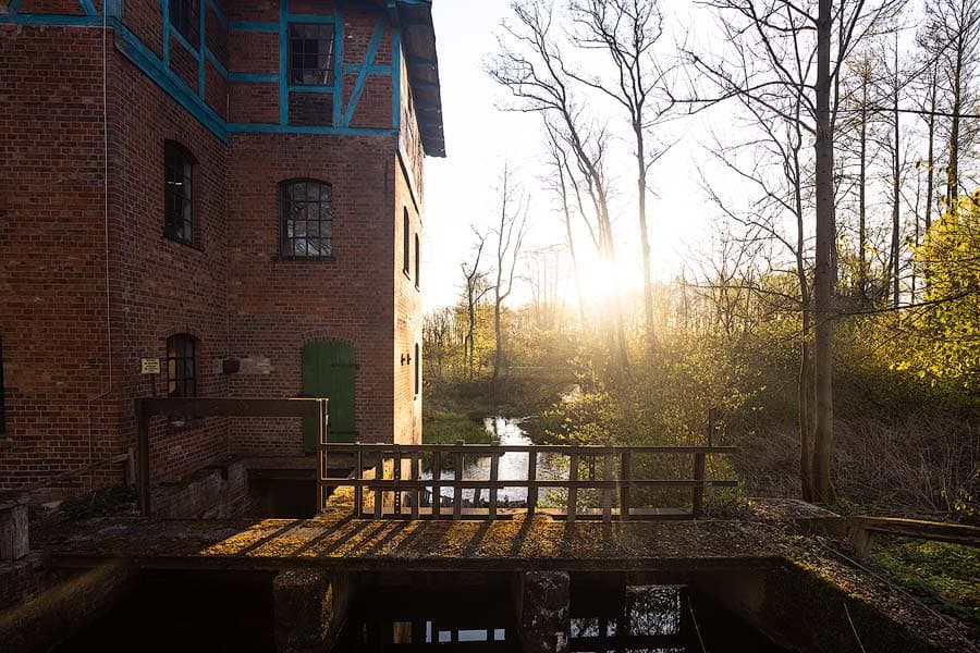 Alte Mühle in Eimke an dem Heidefluss Gerdau