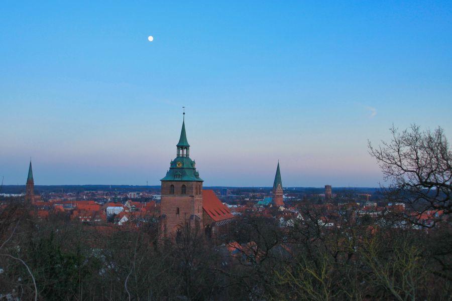 Ausblick vom Kalkberg auf Lüneburg