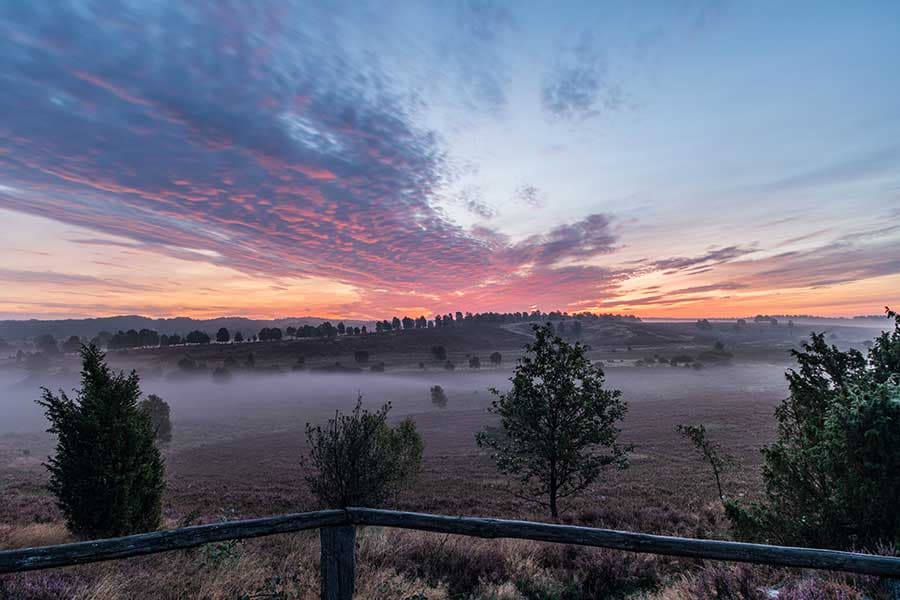 Sonnenaufgang am Wümmeberg