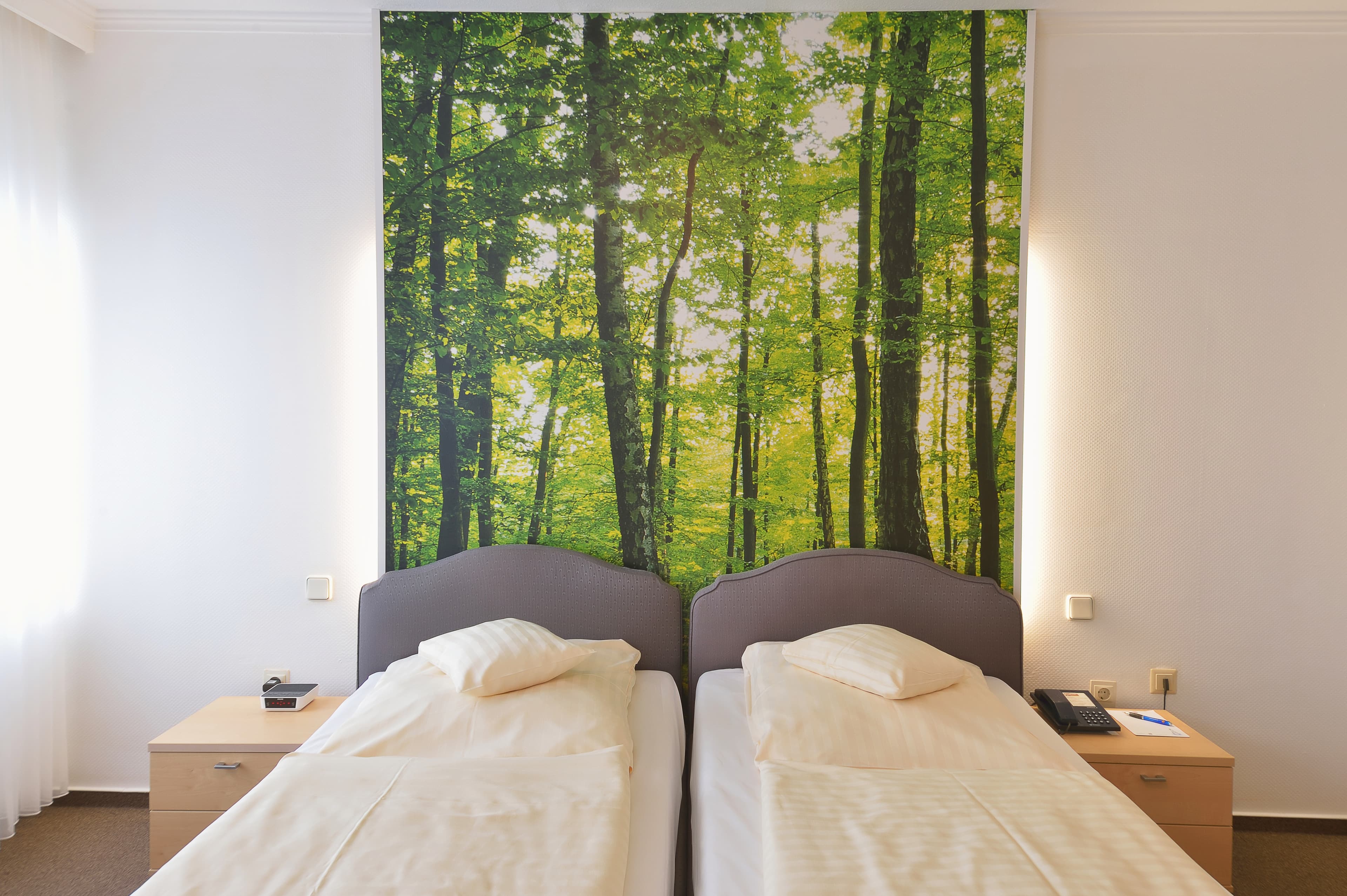 Doppelzimmer in dem Hotel Betram in Schwarmstedt