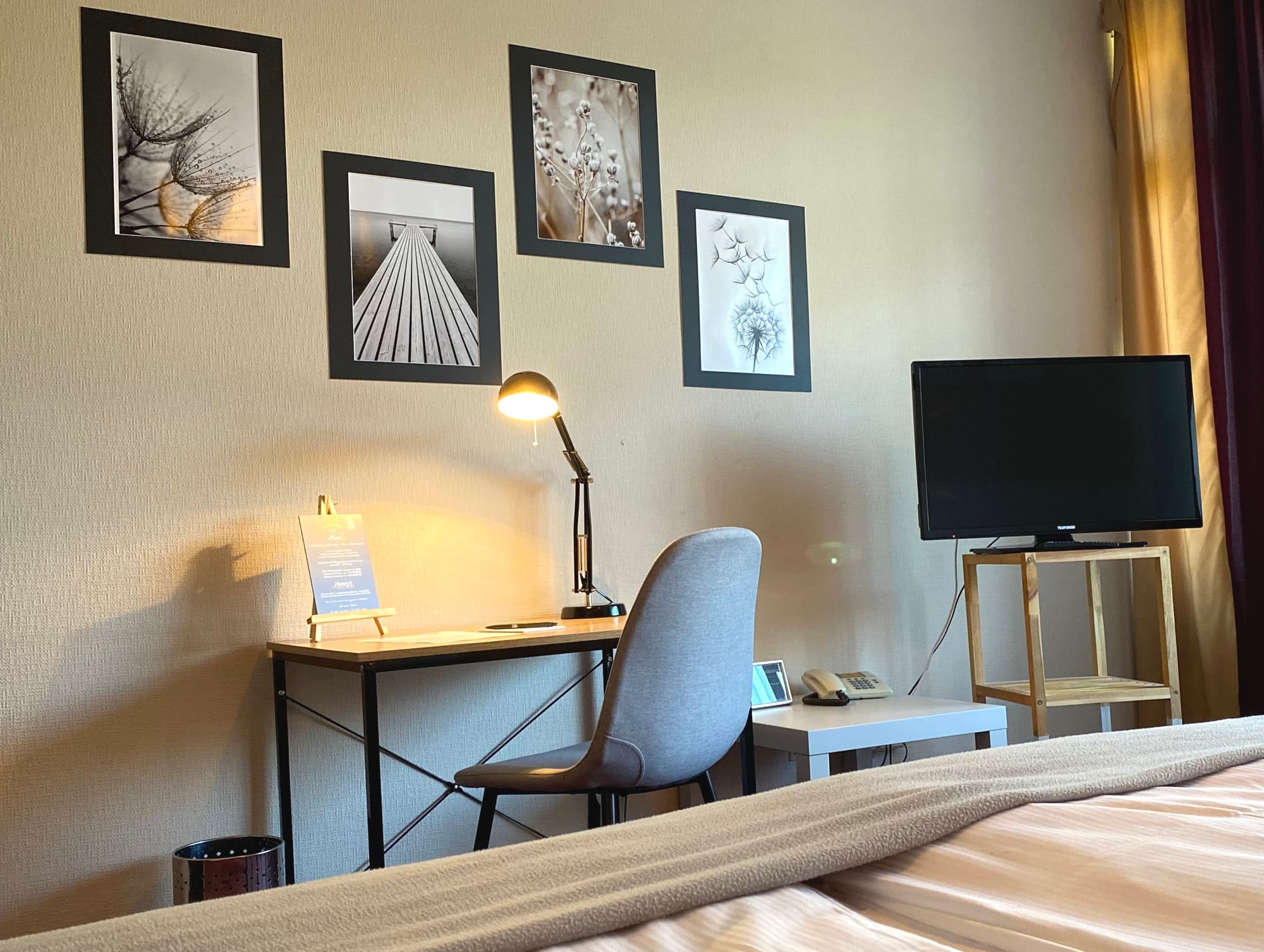 Flair Hotel zur Eiche Standard Doppelzimmer mit Blick in den Garten