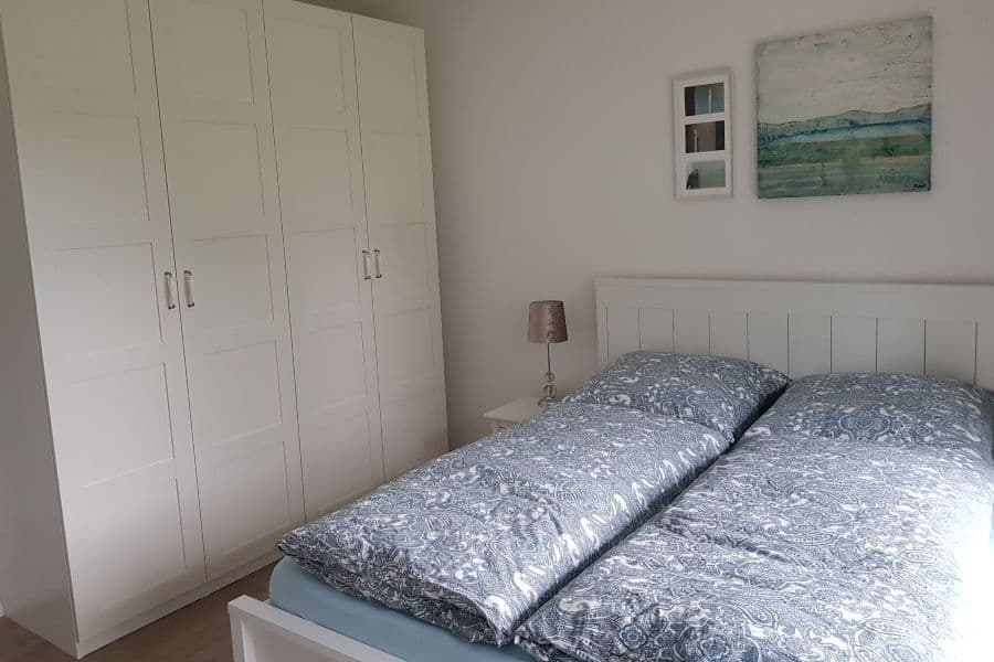 Schlafzimmer in der Ferienwohnung Bendestorf
