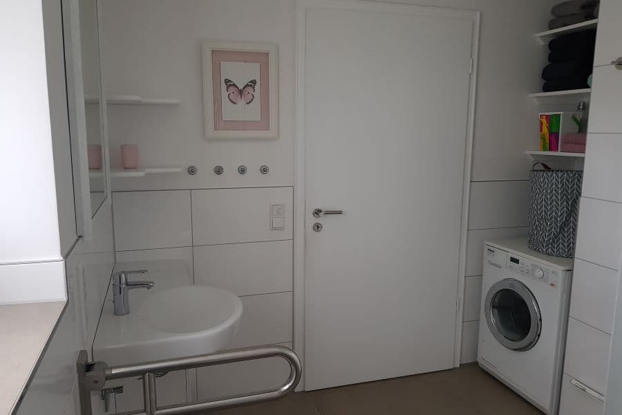 Badezimmer in der Ferienwohnung Bendestorf