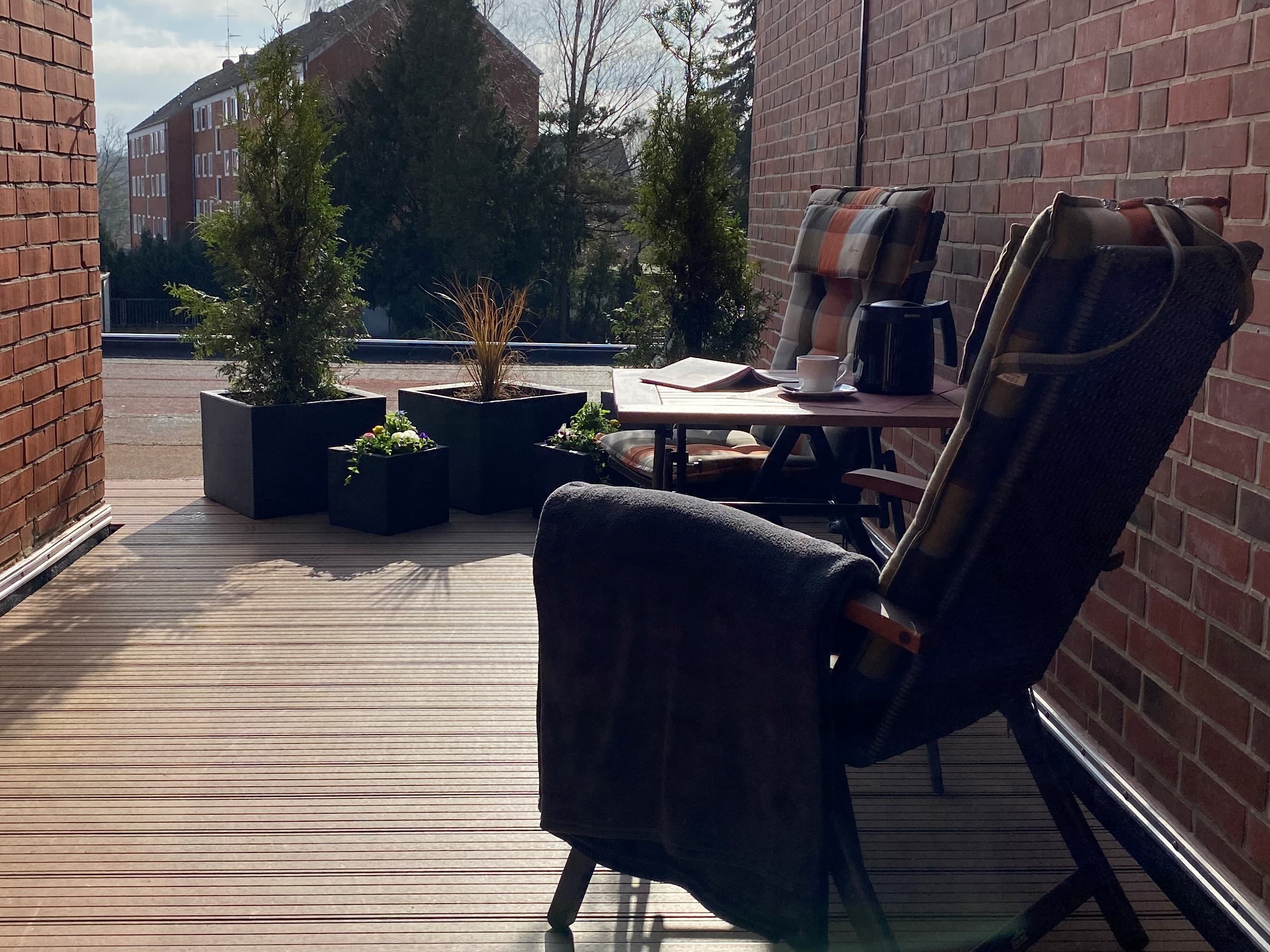 Ferienwohnung Zerbe Dachterrasse 