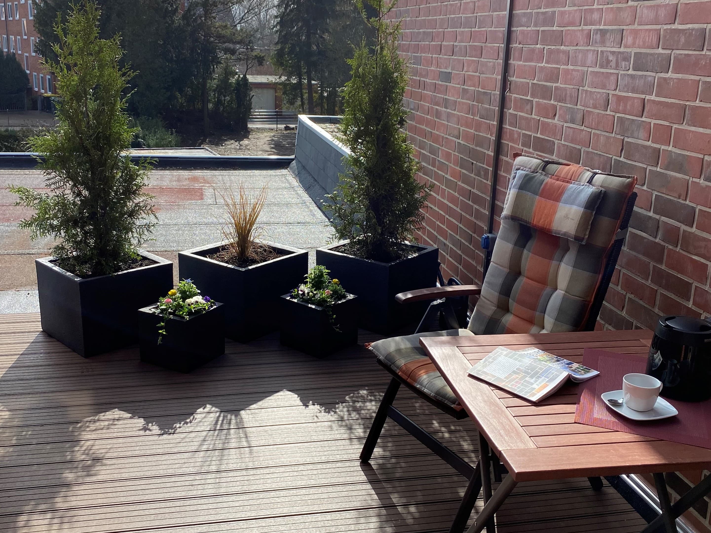 Ferienwohnung Zerbe Dachterrasse 