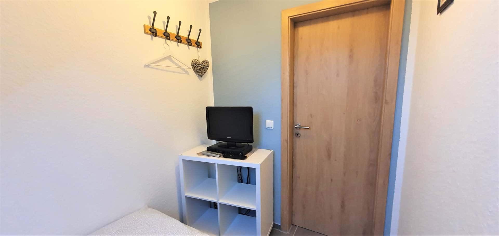 Kleines Schlafzimmer in dem Appartement Seeve im Ferienquartier Hamburg im Seevetal