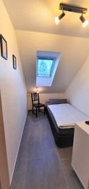 Kleines Schlafzimmer in dem Appartement Seeve im Ferienquartier Hamburg im Seevetal