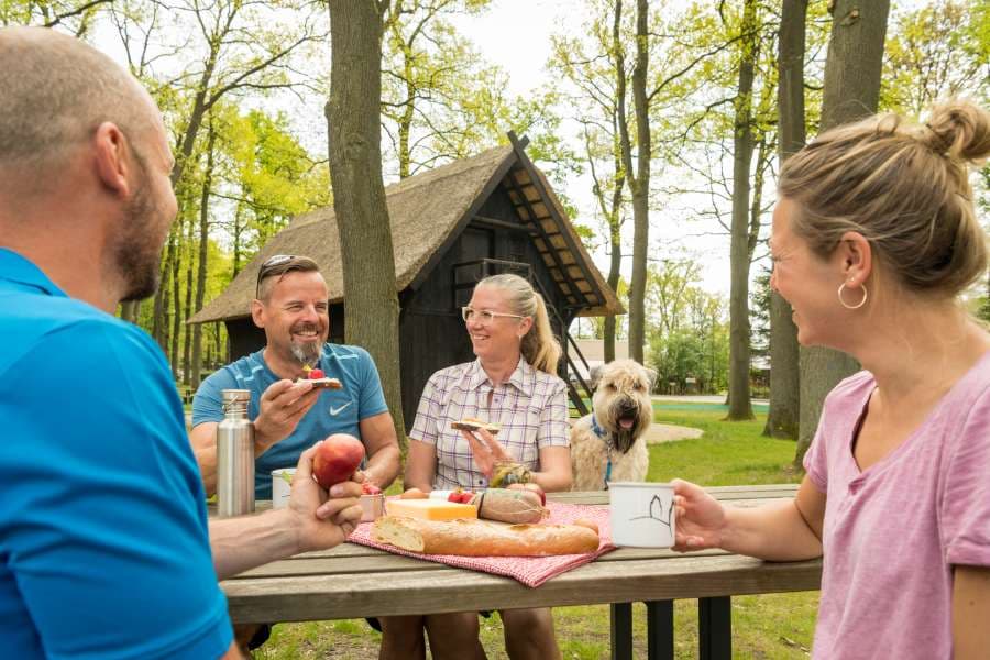 Pause in Lutterloh am alten Speicher