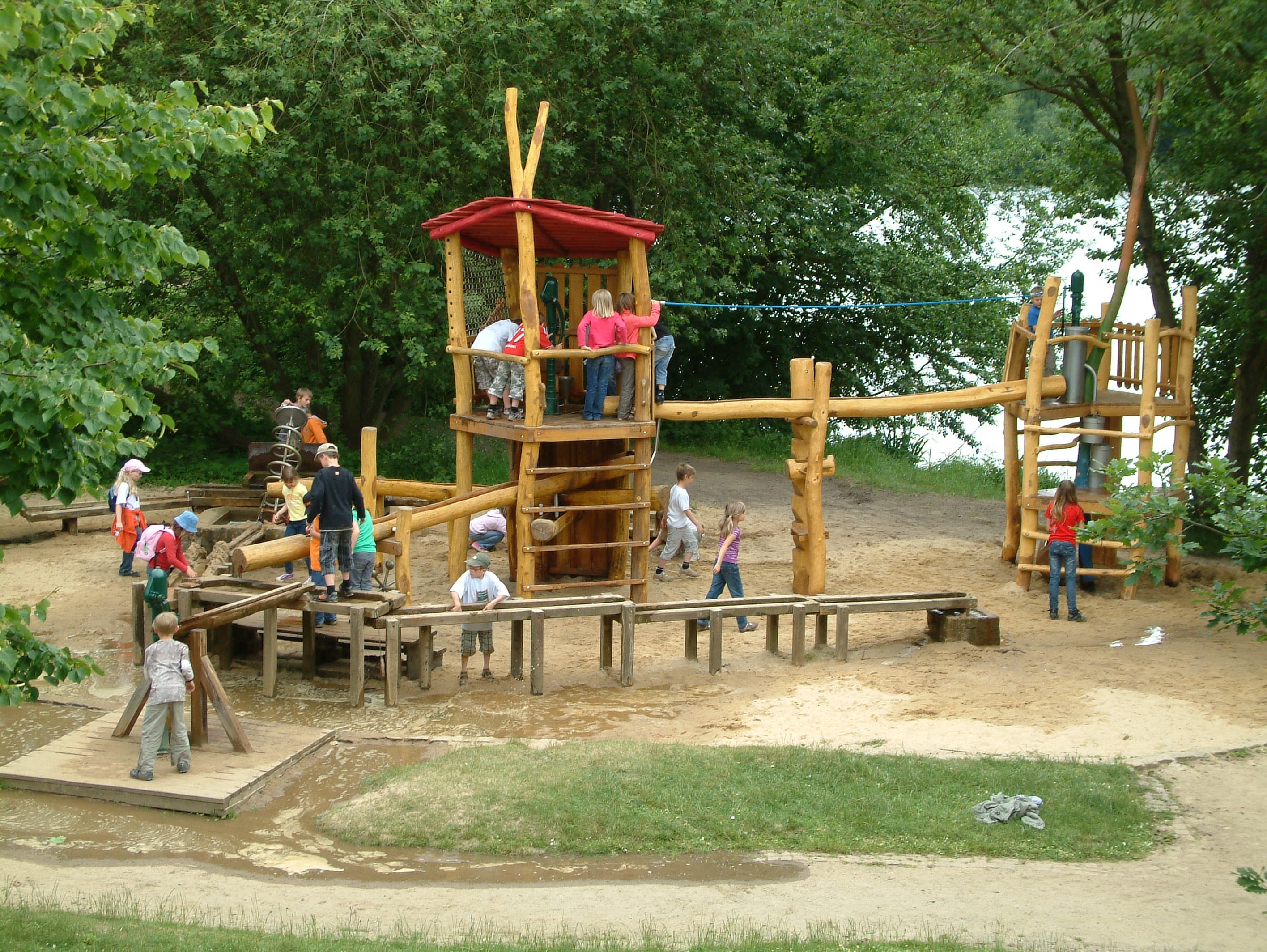 Der Wasserspielplatz