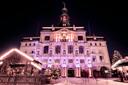 Das Rathaus während des Lüneburger Weihnachtsmarktes