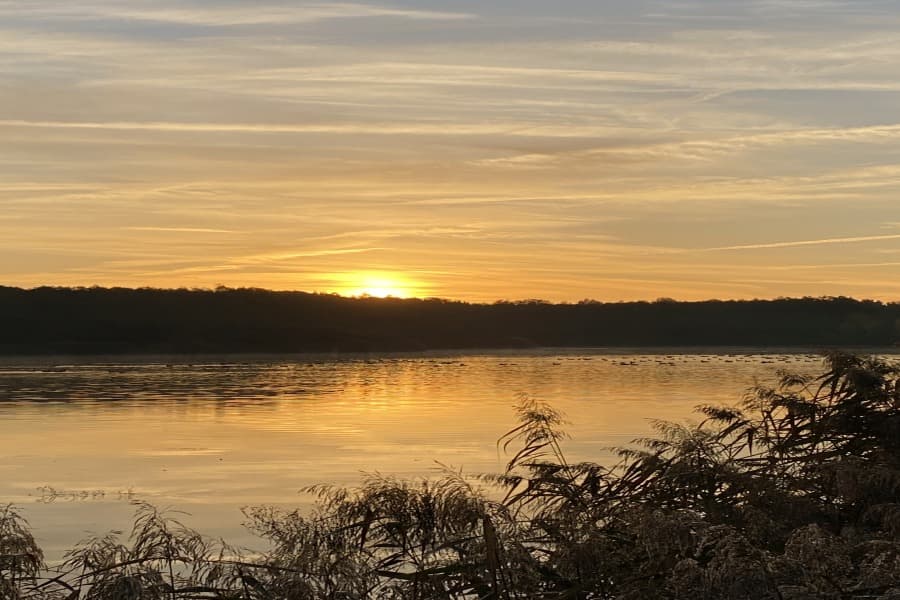 Sonnenaufgang an den Meiseendorfer Teichen