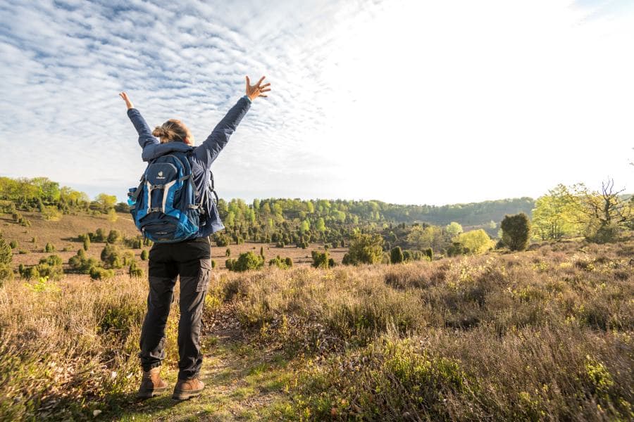 Wandern, Totengrund, Frau