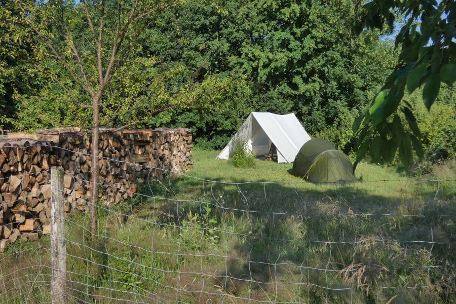 Zelten in der Lüneburger Heide