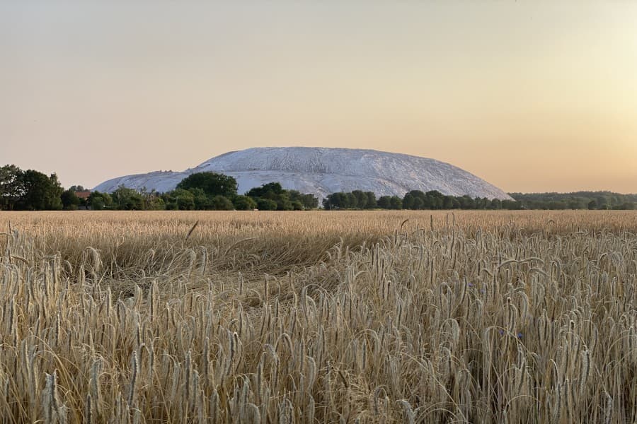 Kaliberg Wathlingen im Sonnenuntergang