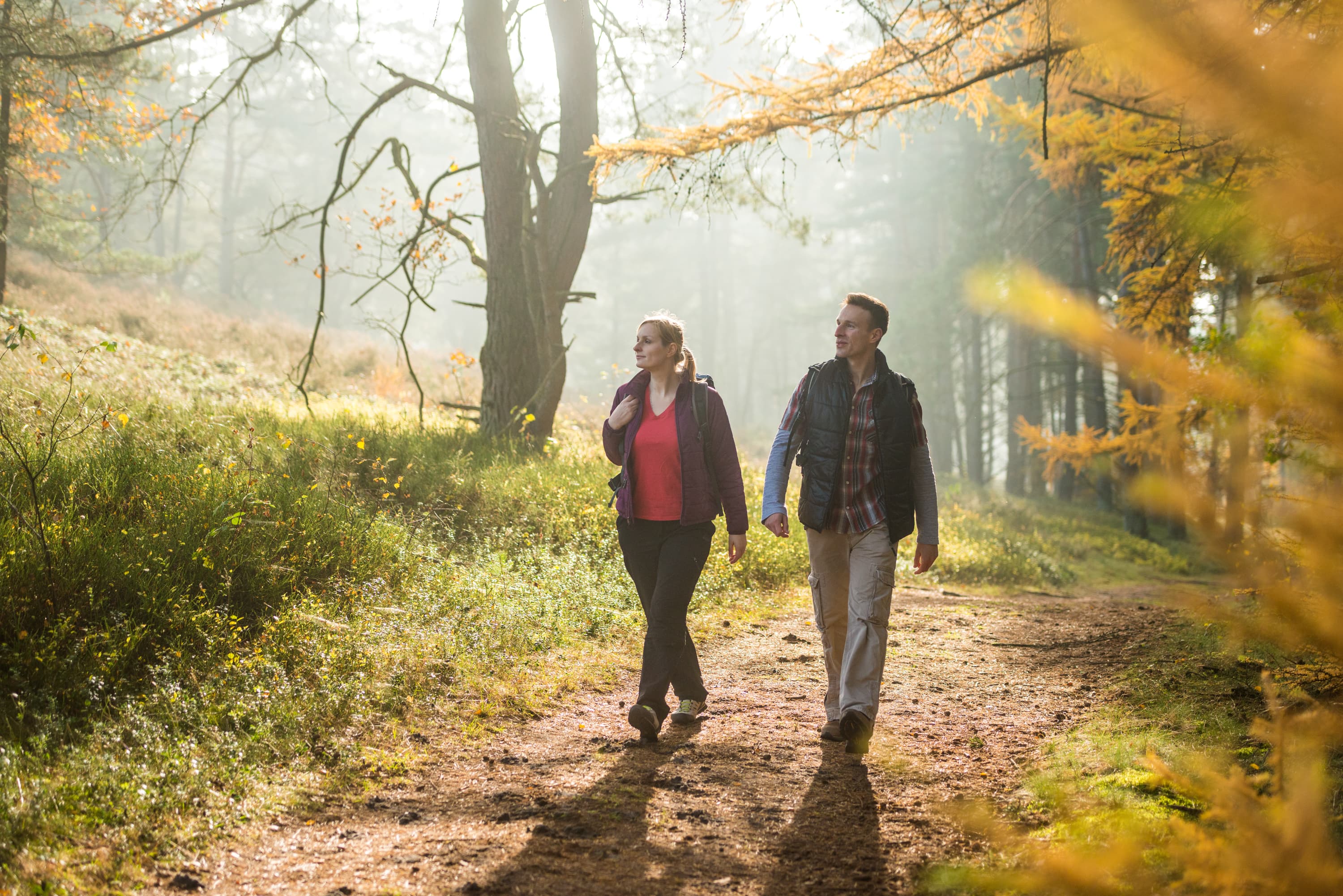 5015-Wanderer-Herbst-Druck©Lueneburger Heide GmbH