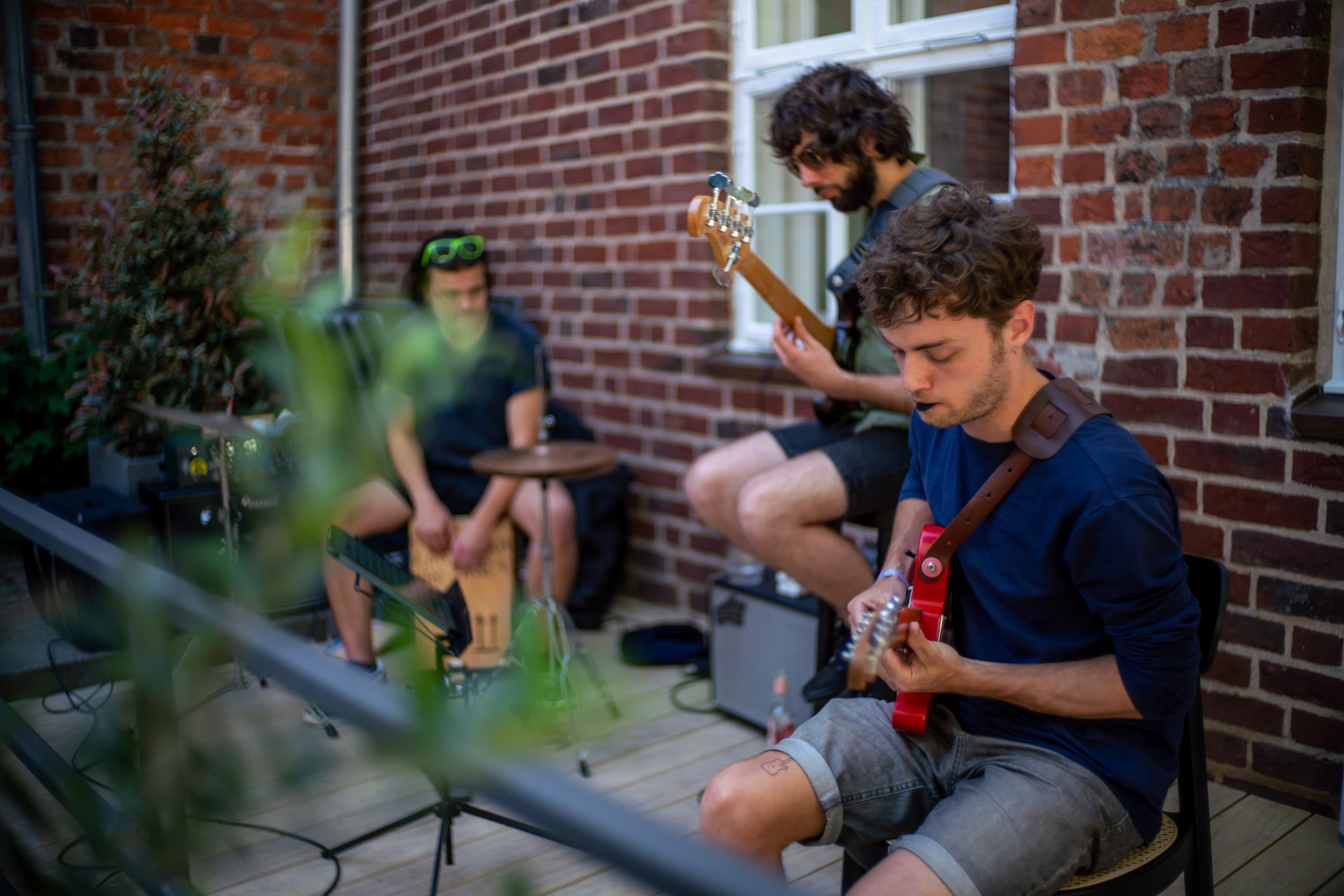 Musik im Café im Glockenhof in Lüneburg