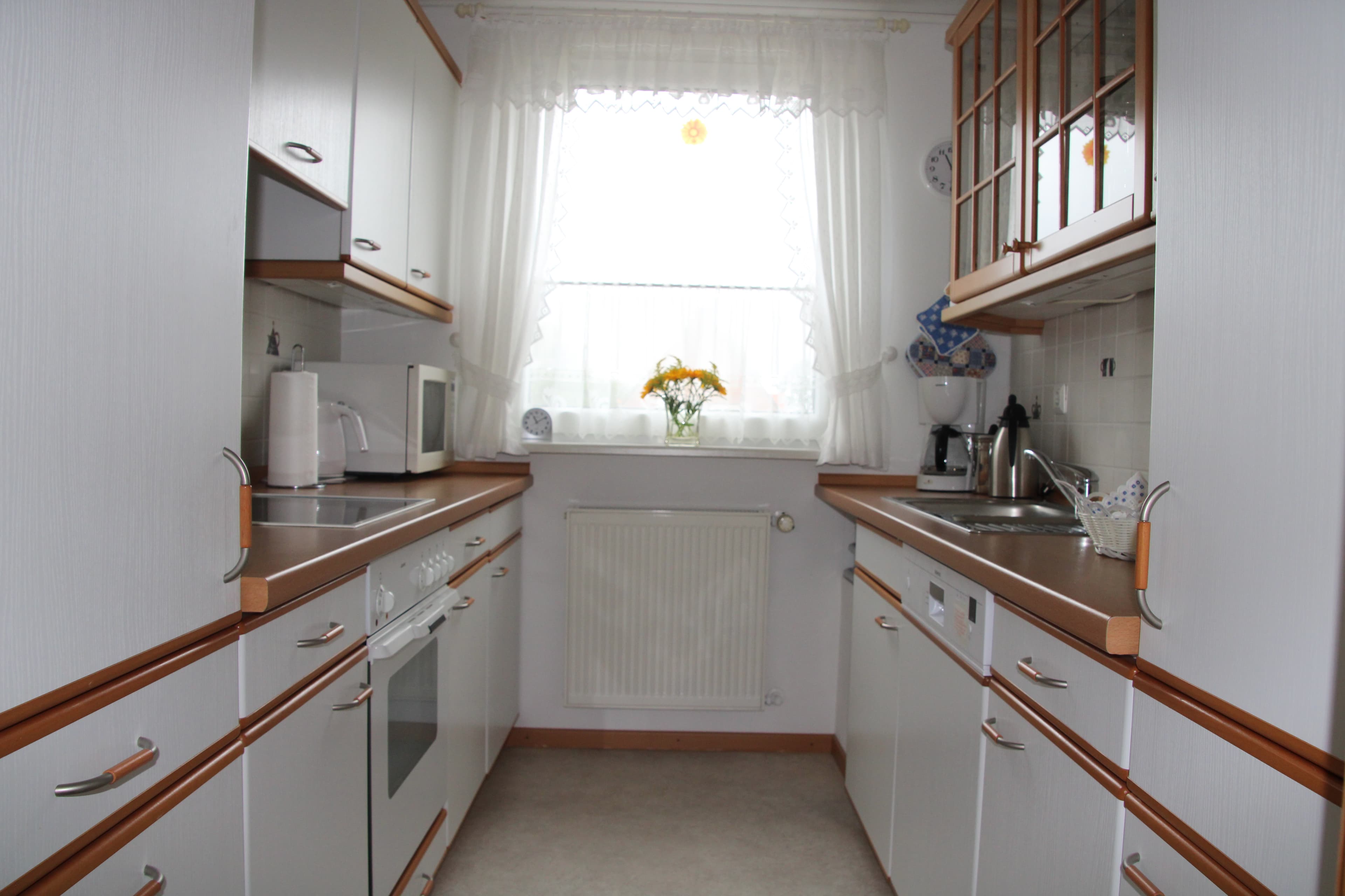 Küche in der Ferienwohnung Katzan in Ebstorf