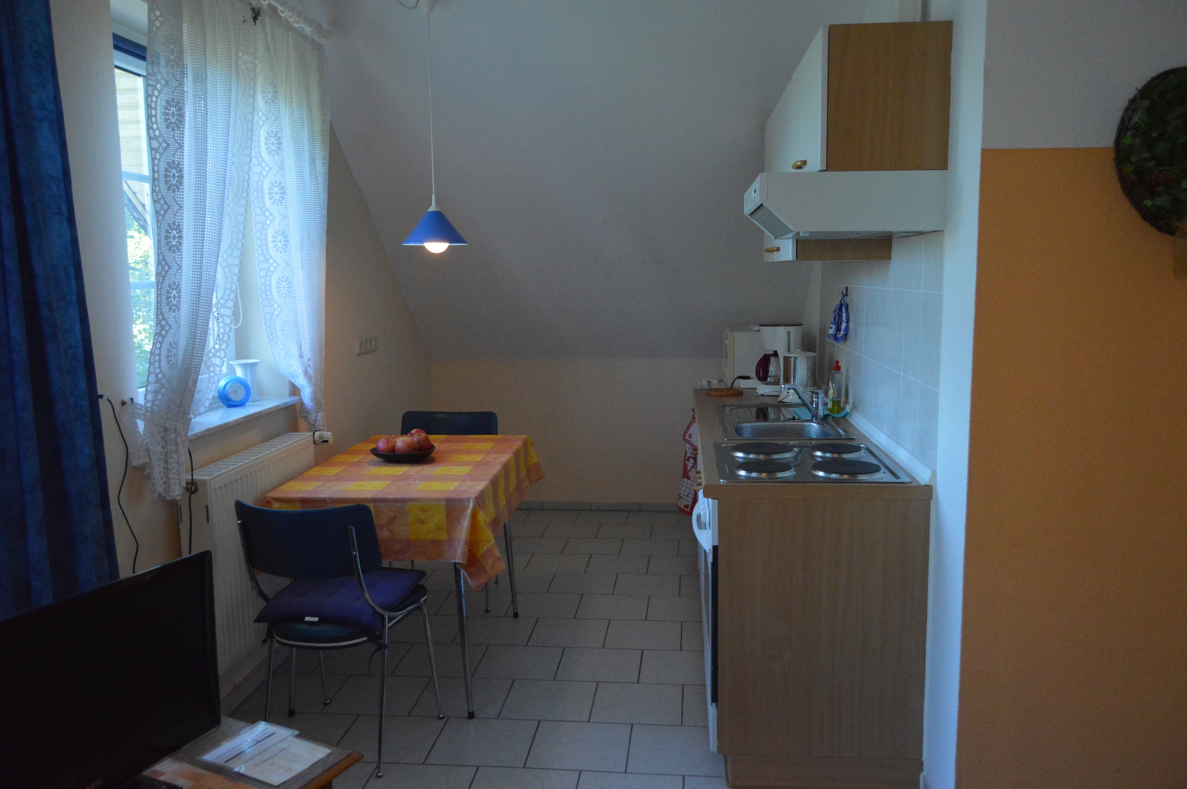 Küche in dem Appartement der Ferienwohnungen Susanne Rohde in Bispingen