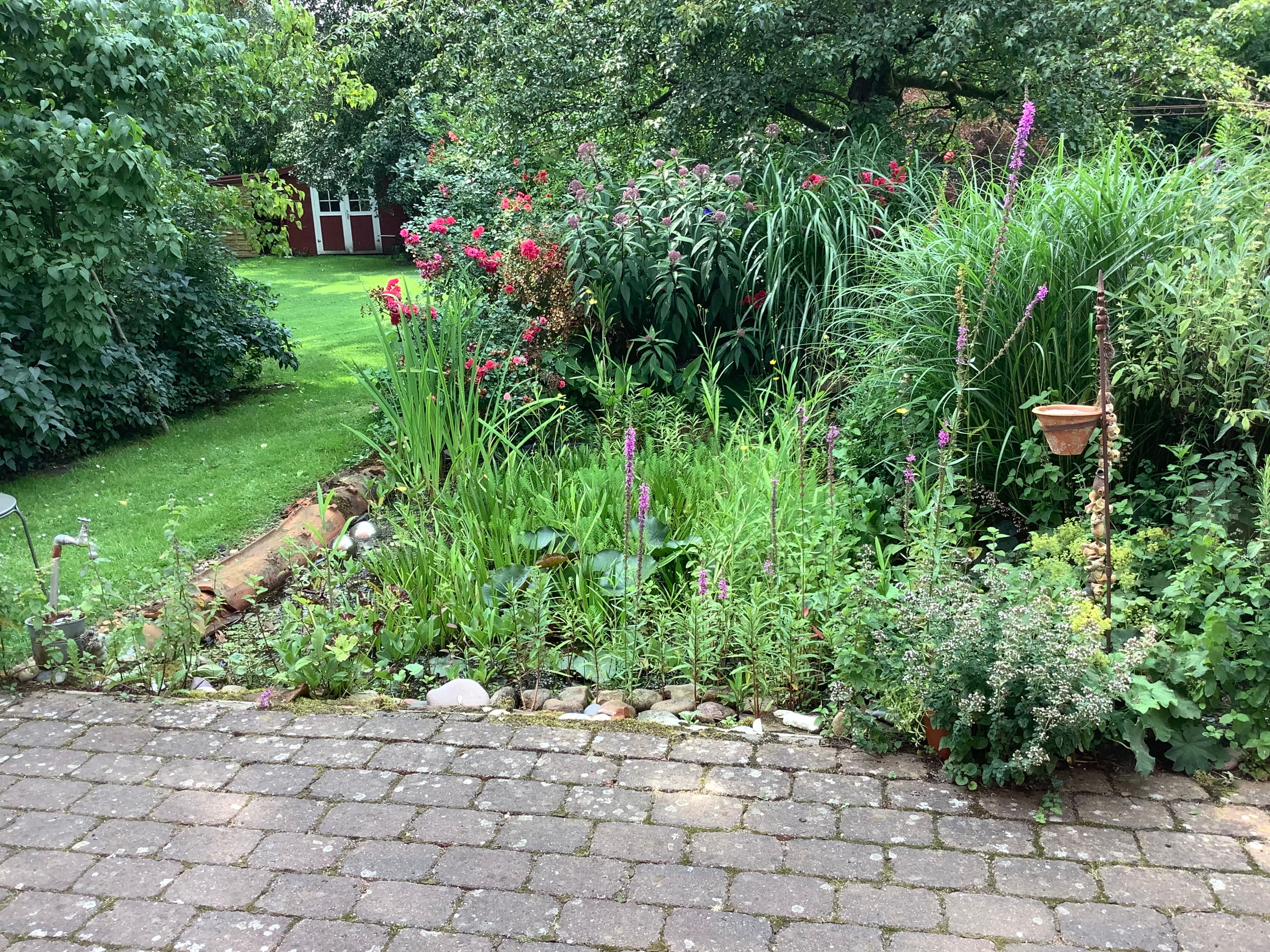 Garten der Ferienwohnung Bastian in Wietze