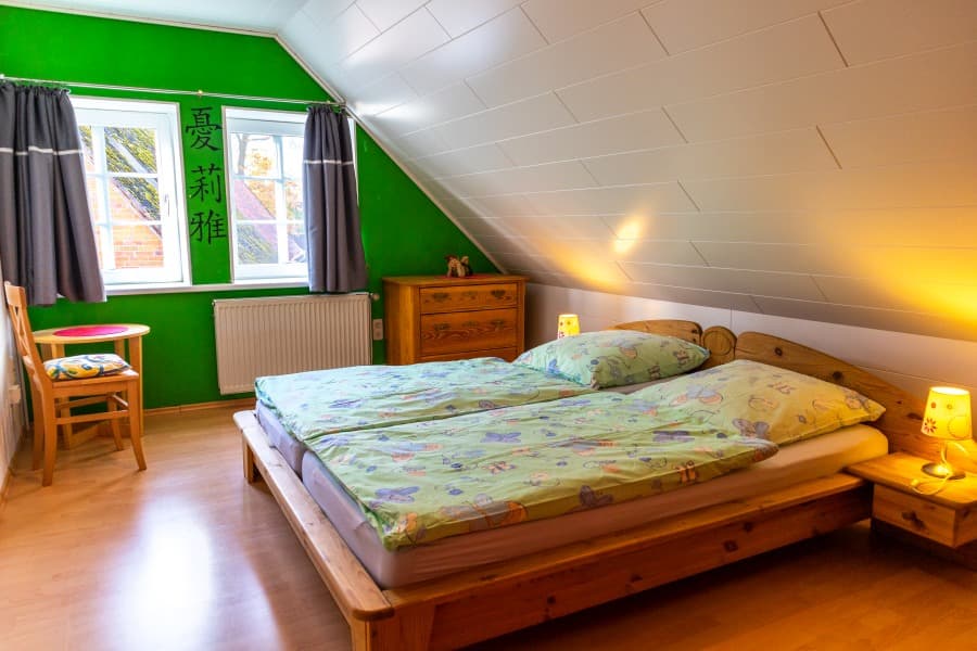 Schlafzimmer 2 Ferienwohnung OG Hof Marwedel