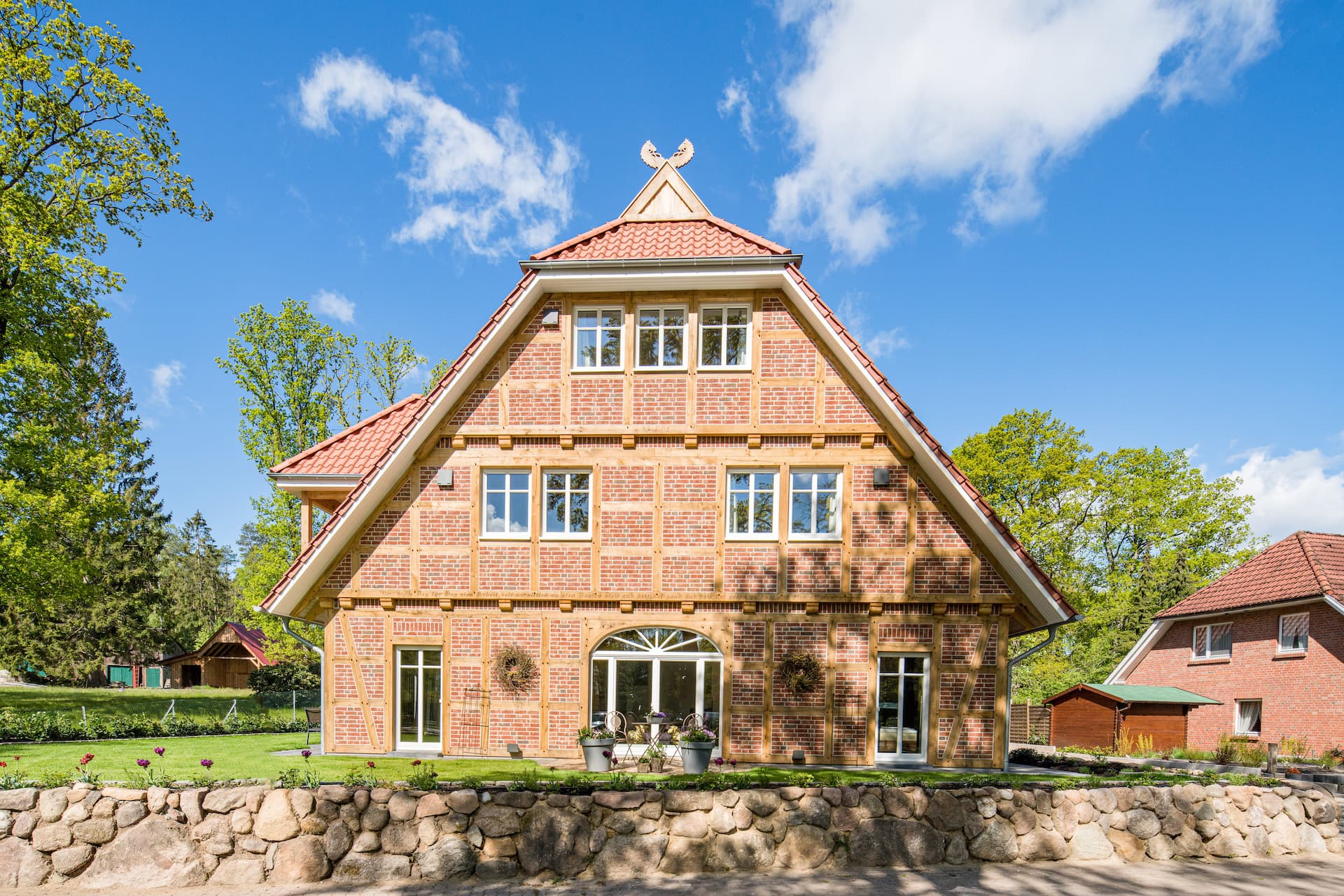 Außenansicht der Ferienwohnung Heidjers Hus in Undeloh