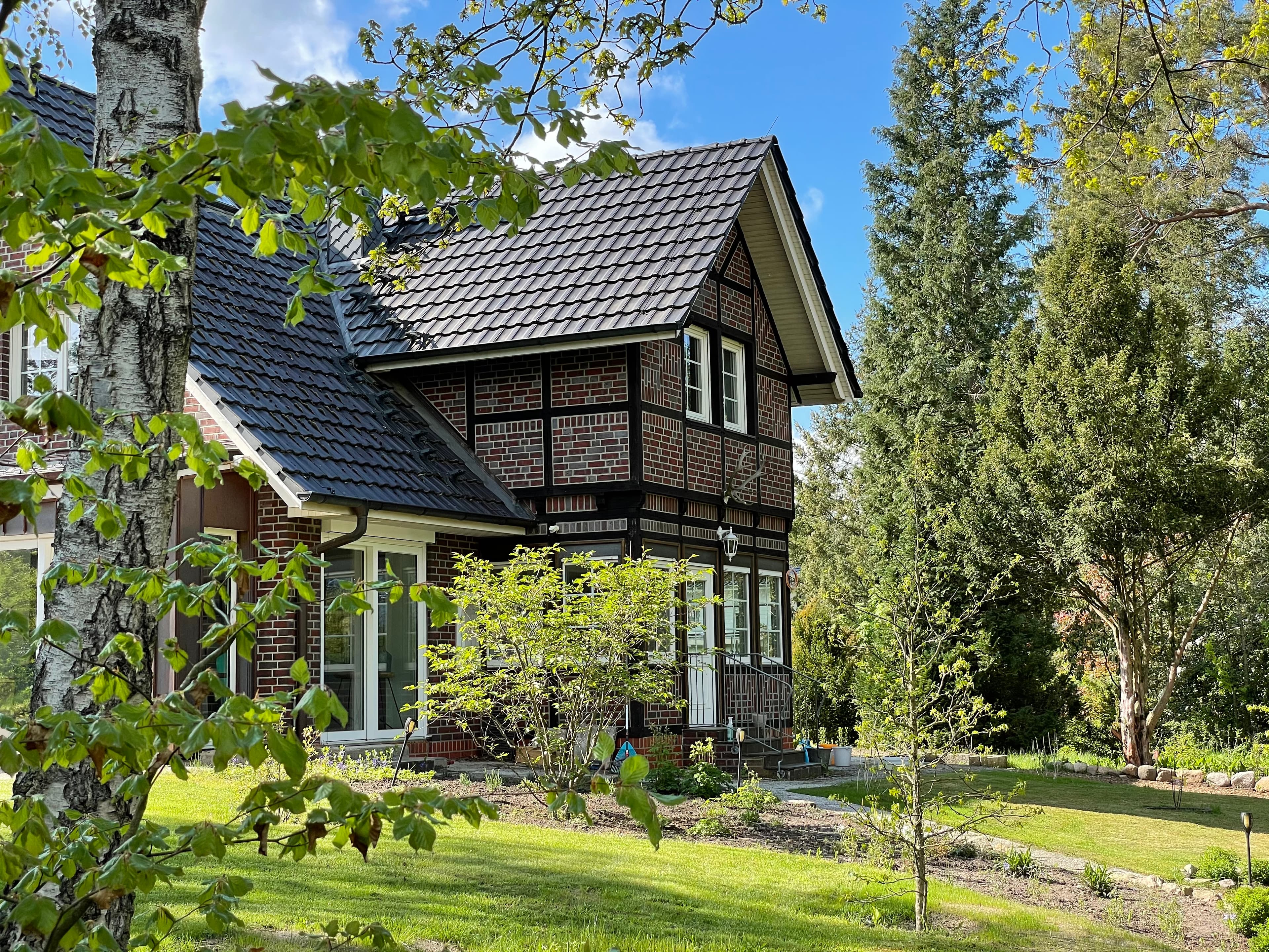 Außenansicht vom Gästehaus Stöverswald in Buchholz