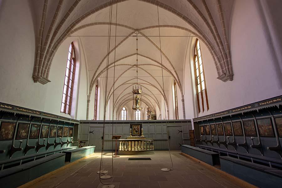 Der Nonnenchor des Klosters Lüne bei Lüneburg