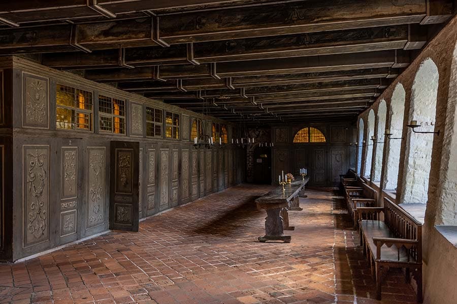 Im Winterremter des Klosters Lüne hatte jede Nonne ihre Speisekammer