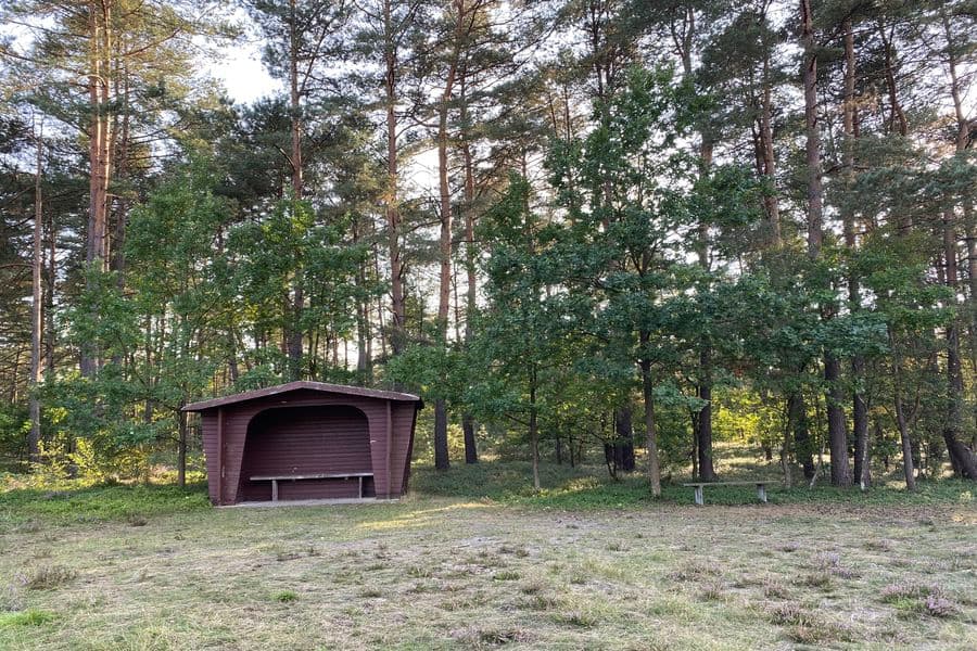 Schützhütte an der Meissendorfer Heide