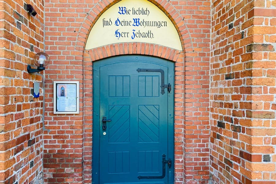 Kirche, backsteine, Tür