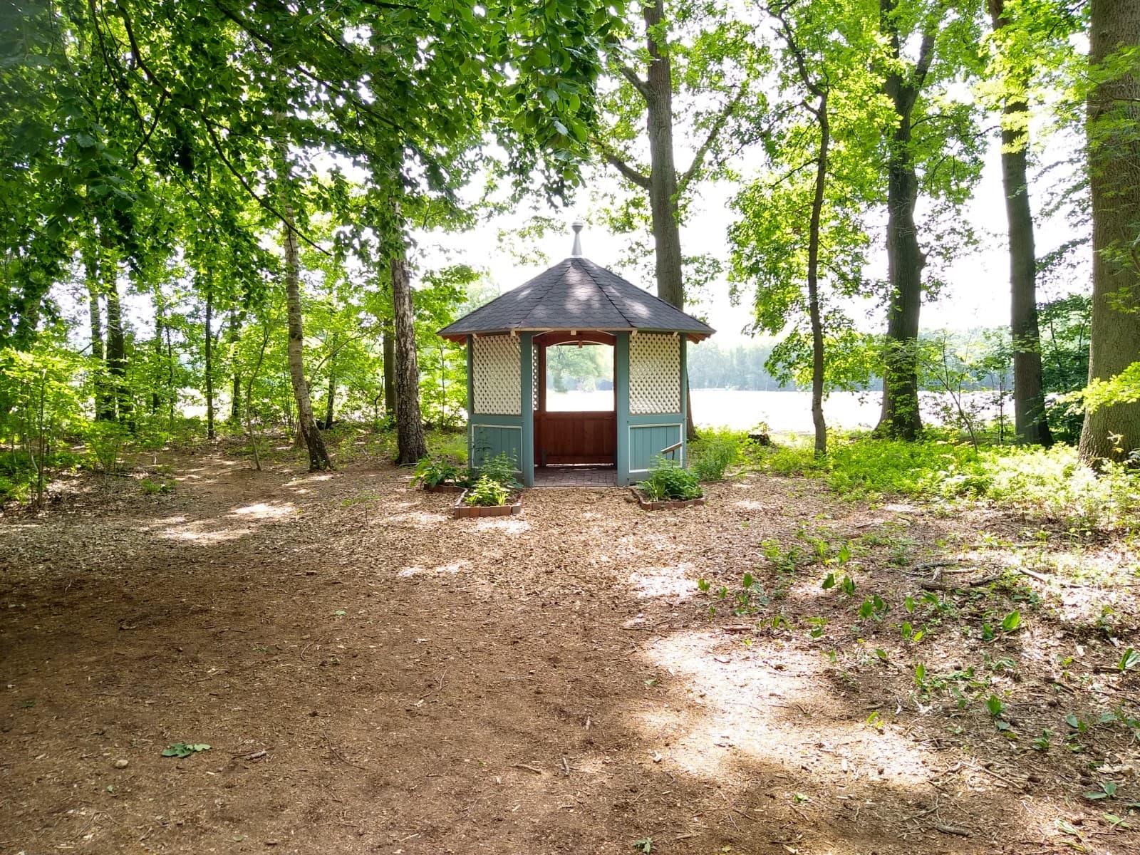 Teehaus in dem Park Allerhop in Bad Fallingbostel