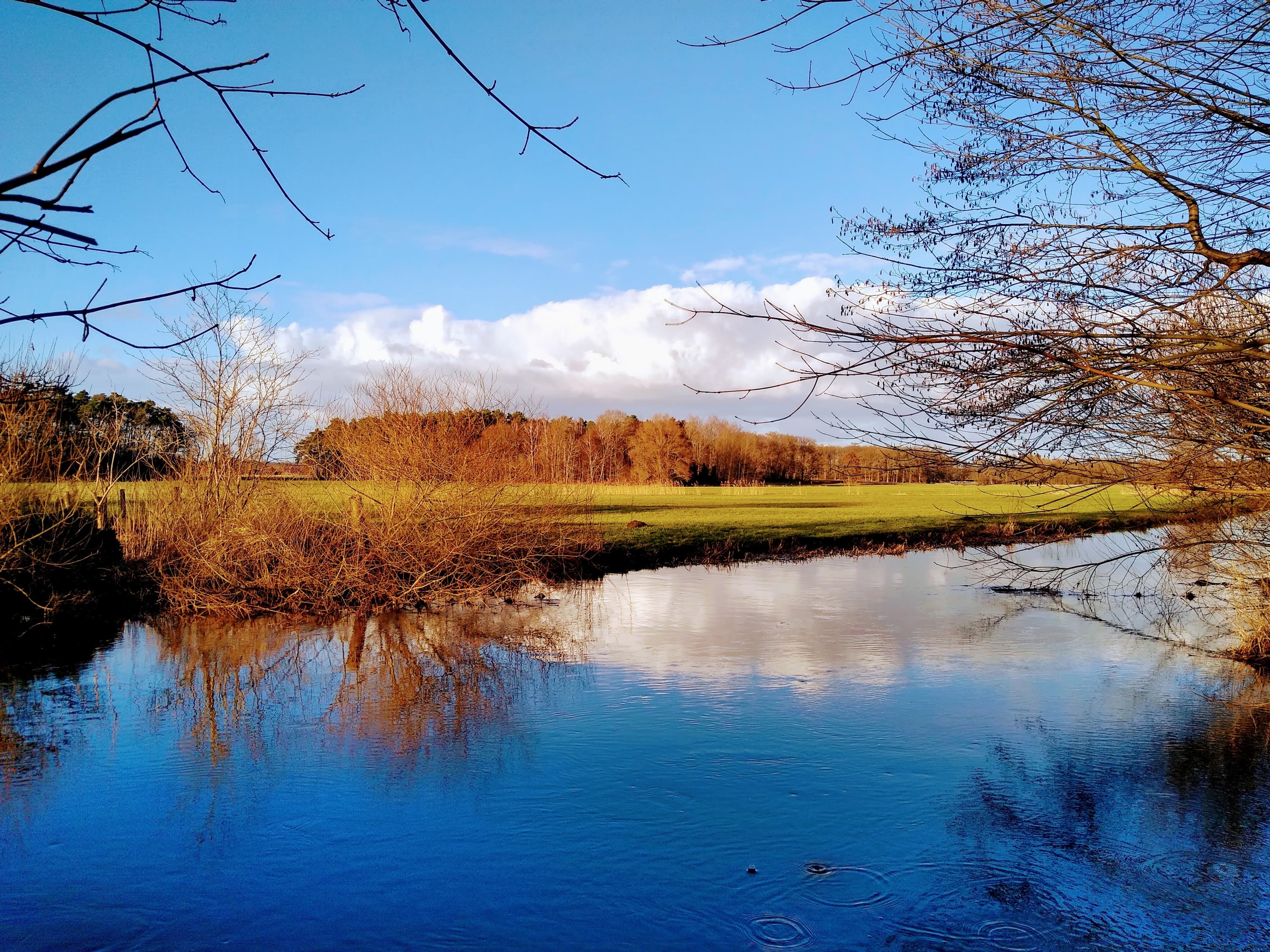 Neumühlen am Fluss Böhme an der Wassermühlen-Route um Walsrode