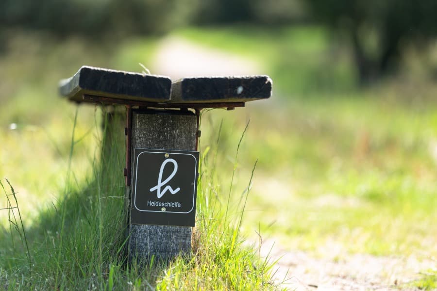 Heideschleife Haverbeeke Piktogramm Rundwanderweg barrierefrei