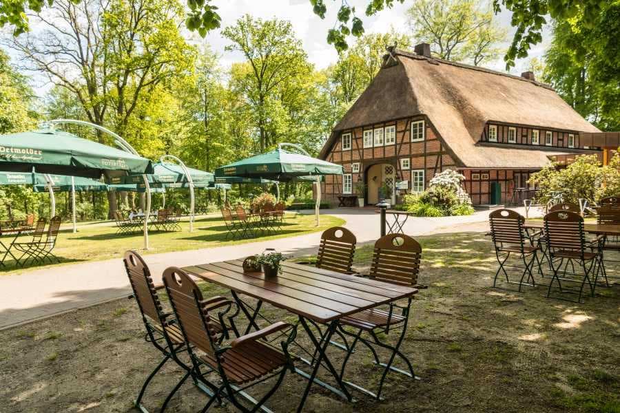 Das Hotel Hof Tütsberg ist ein romantisches Landhotel und liegt an der Heideschleife