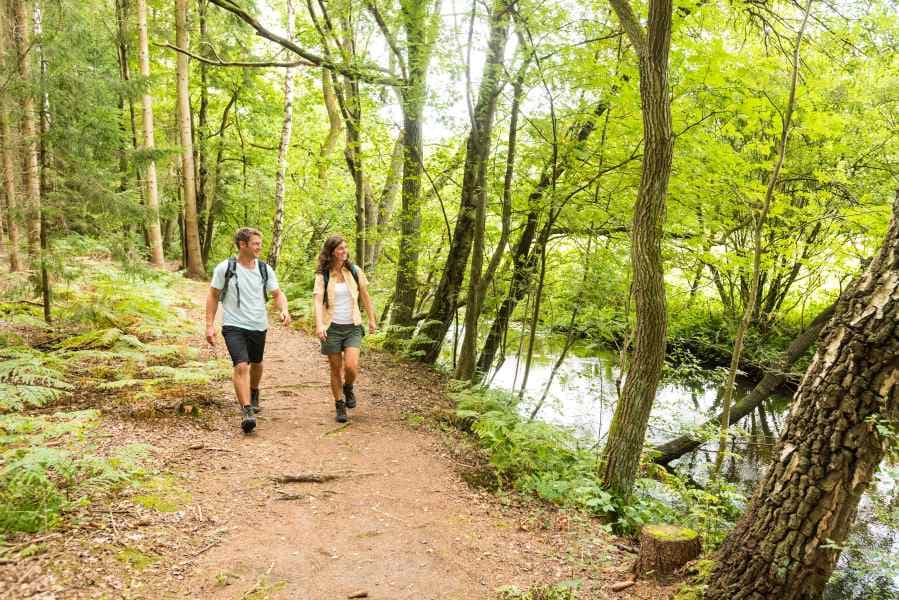 Die Örtze an der Heideschleife Müden (Örtze)