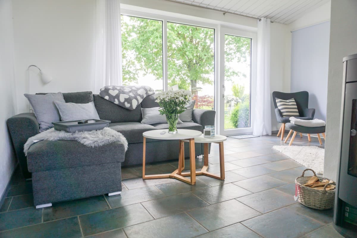 Wohnzimmer in der Ferienwohnung Nina in Egestorf